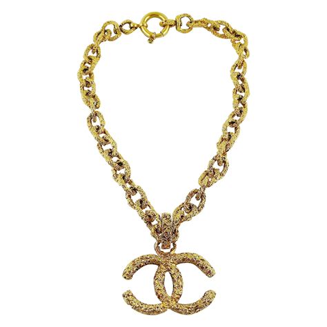 chanel name necklace|chunky Chanel necklace.